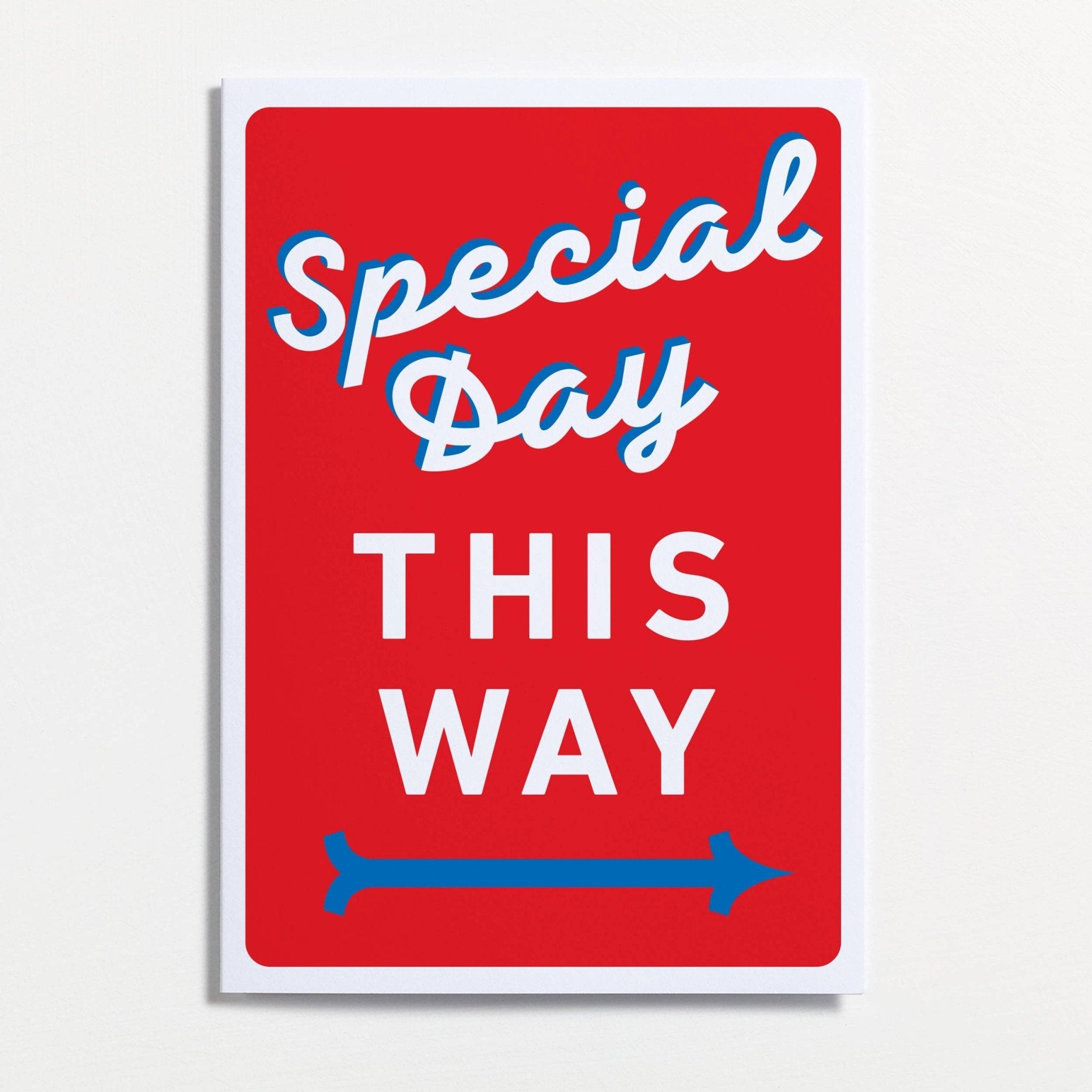 SPECIAL DAY THIS WAY | CARD BY CRISPIN FINN - OTHERLETTERS