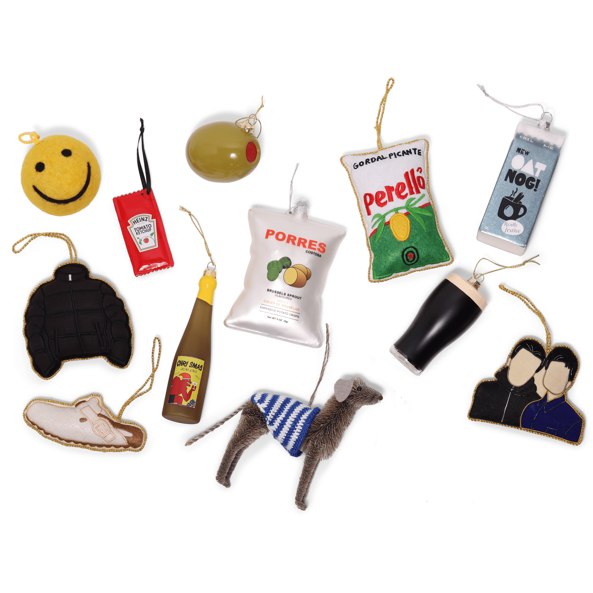 STOUT GLASS TREE DECORATION - OTHERLETTERS