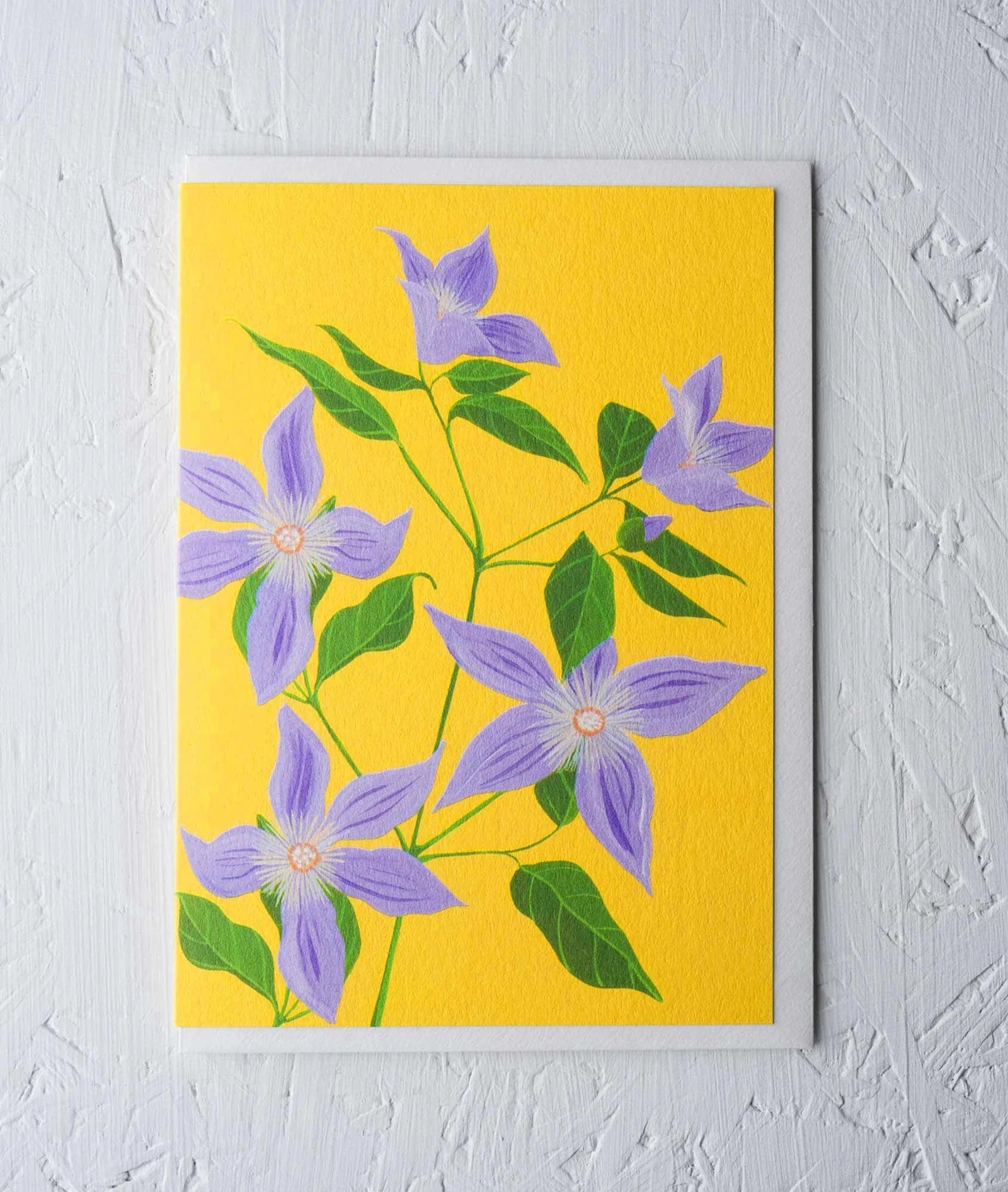 SUGAR SWEET CLEMATIS | CARD BY STENGUN - OTHERLETTERS