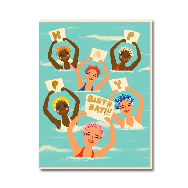 SYNCHRONISED GIRLS | CARD BY 1973 - OTHERLETTERS