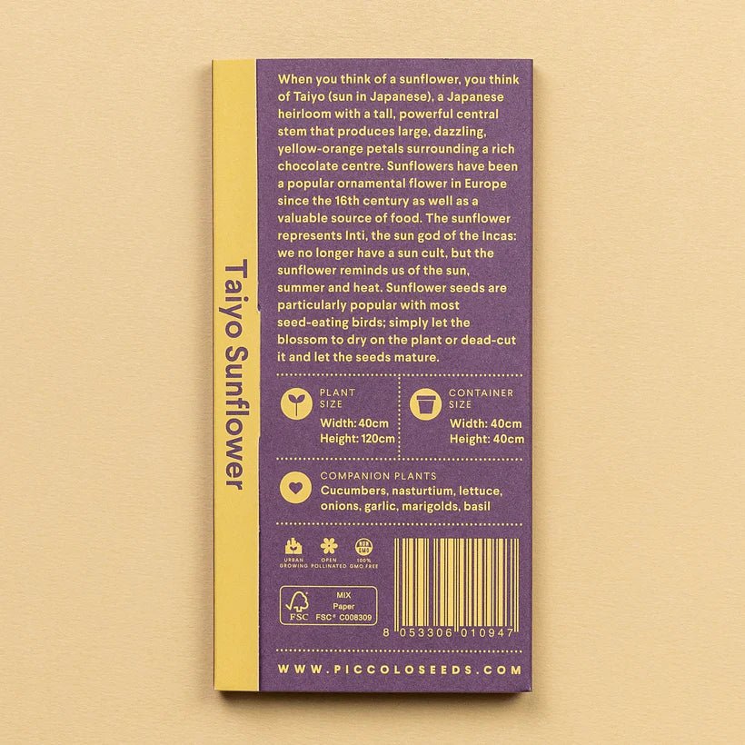 TAIO SUNFLOWER SEEDS - OTHERLETTERS