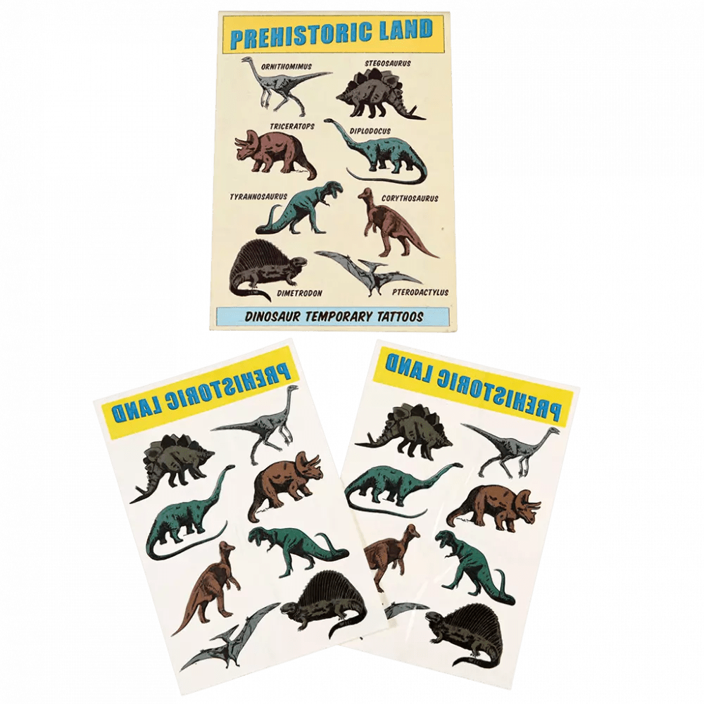 TEMPORARY TATTOOS | PREHISTORIC LAND - OTHERLETTERS