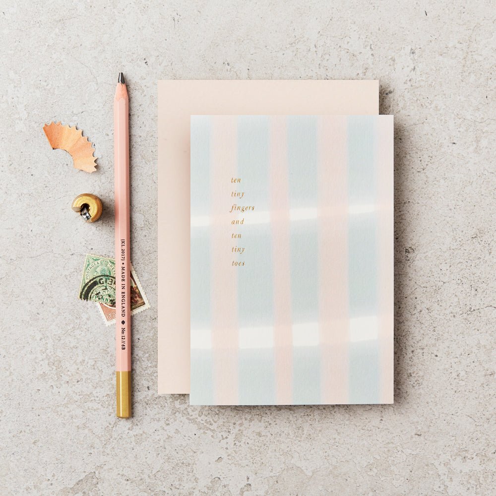 TEN TINY FINGERS... | CARD BY KATIE LEAMON - OTHERLETTERS