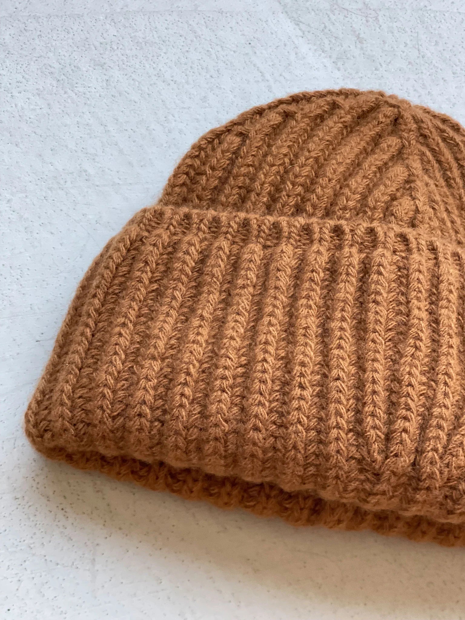 THE COUSTEAU CARAMEL UNISEX BEANIE - OTHERLETTERS
