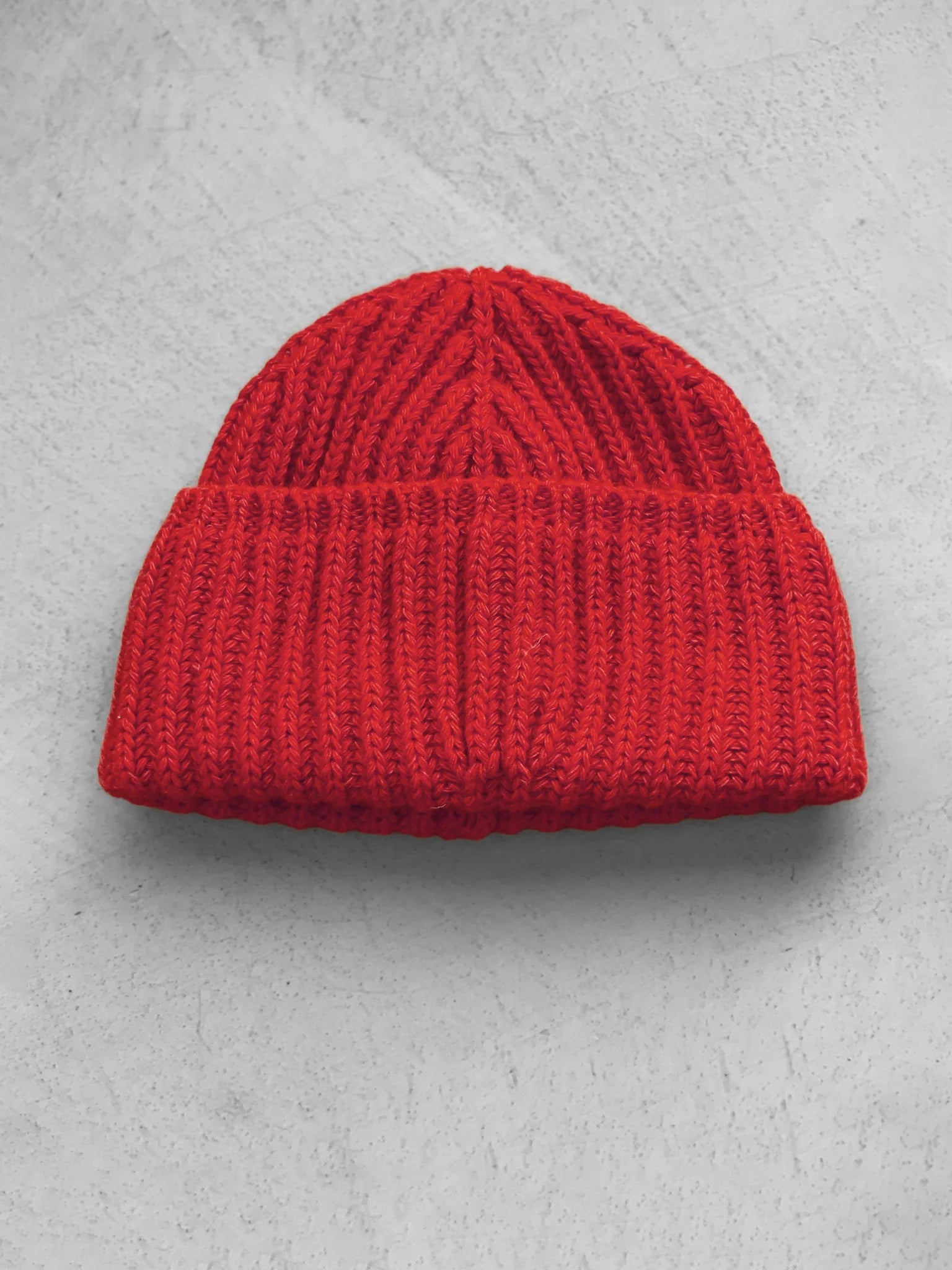 THE COUSTEAU RED UNISEX BEANIE - OTHERLETTERS