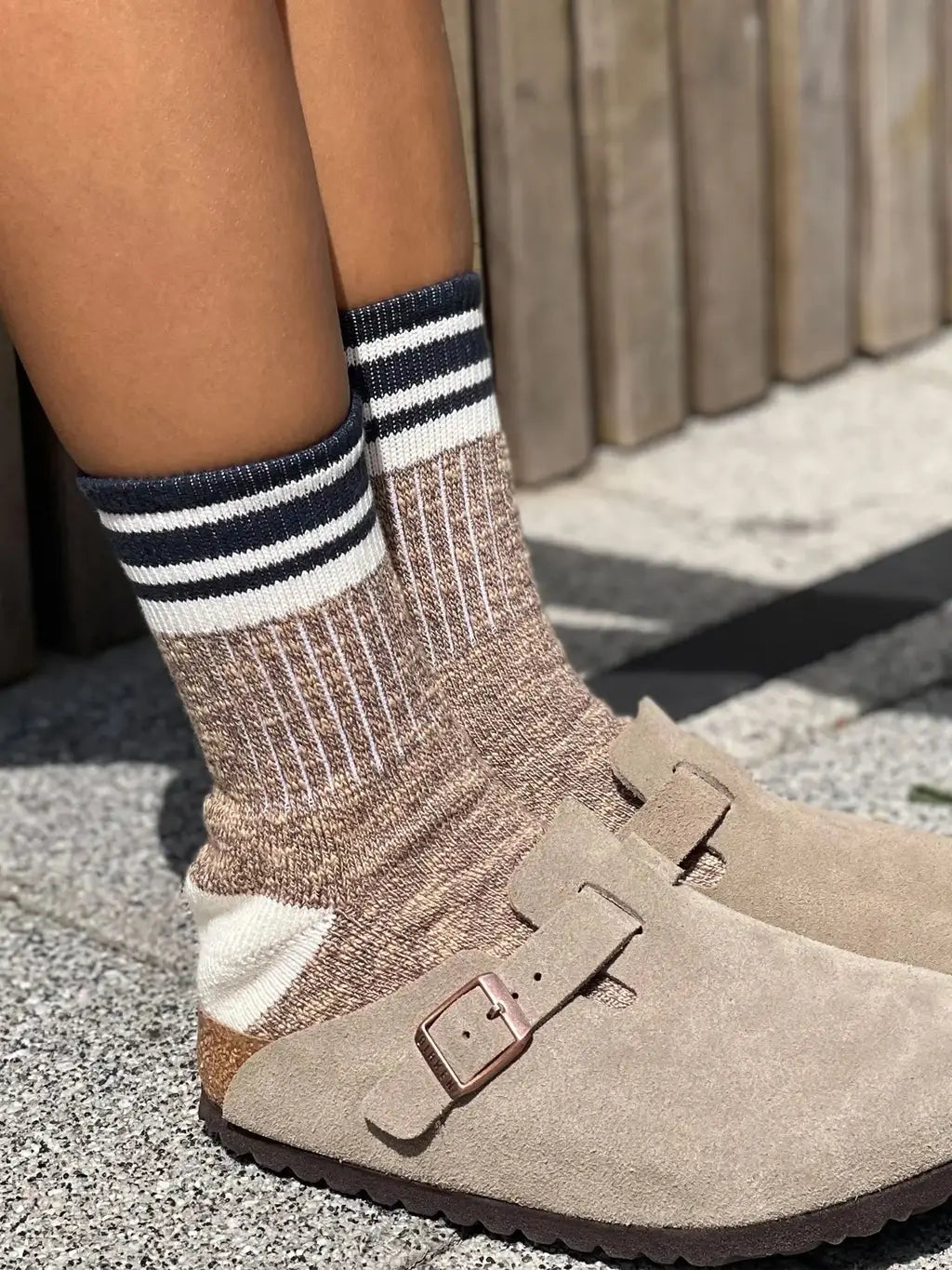 THE SANDWOOD WOMENS SLUB QUARTER LENGHT SOCKS BY IVY ELLIS