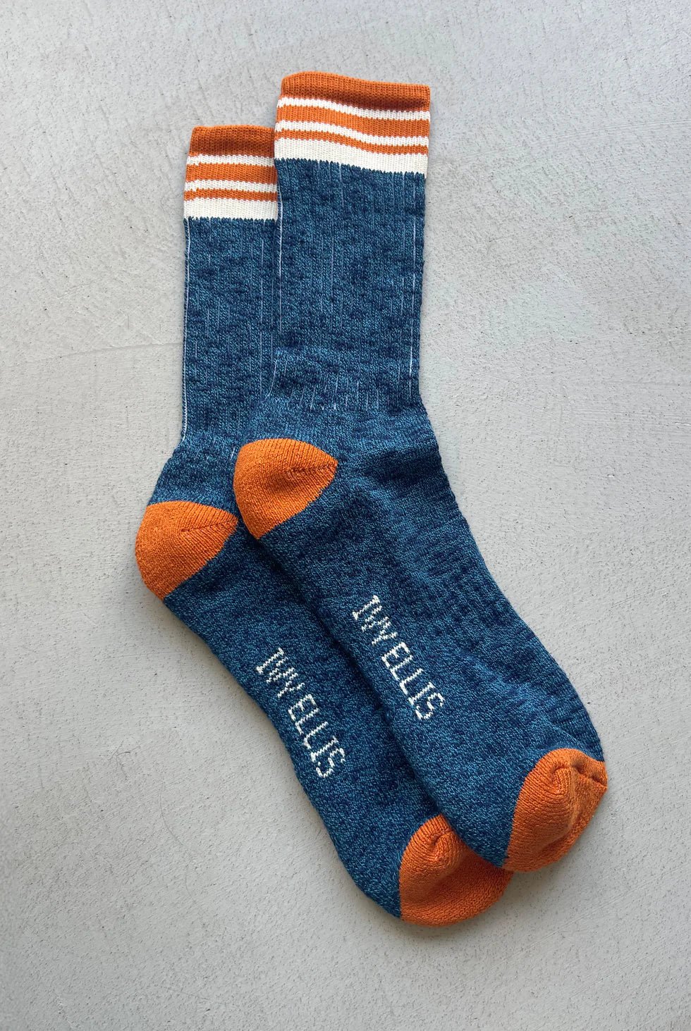 THE SANNICK MENS SLUB CREW LENGHT SOCKS BY IVY ELLIS - OTHERLETTERS