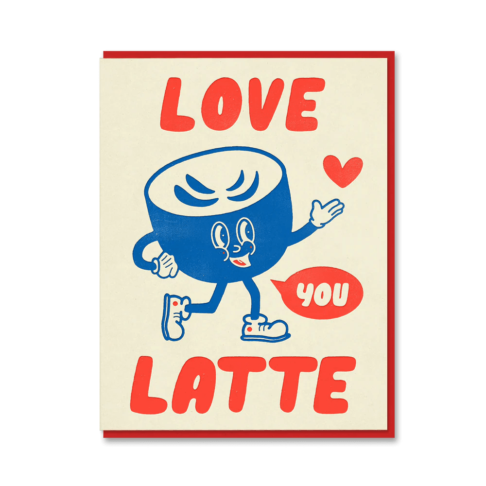 THE TOONIES LATTE | CARD BY 1973 - OTHERLETTERS