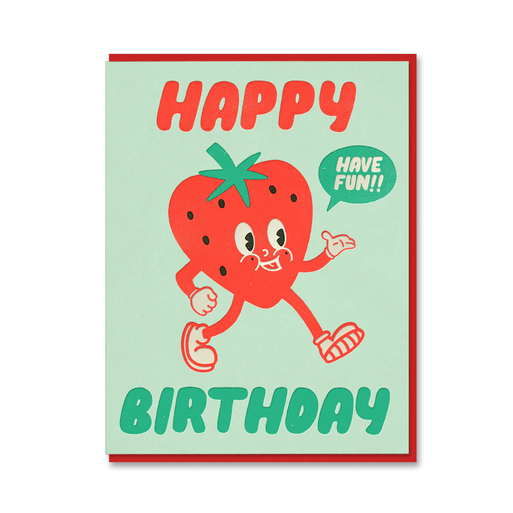 THE TOONIES STRAWBERRY | CARD BY 1973 - OTHERLETTERS