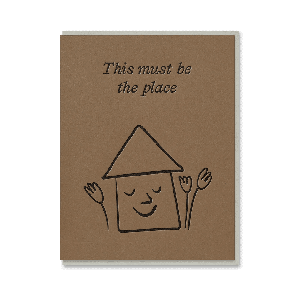 THIS MUST BE THE PLACE | CARD BY 1973 - OTHERLETTERS