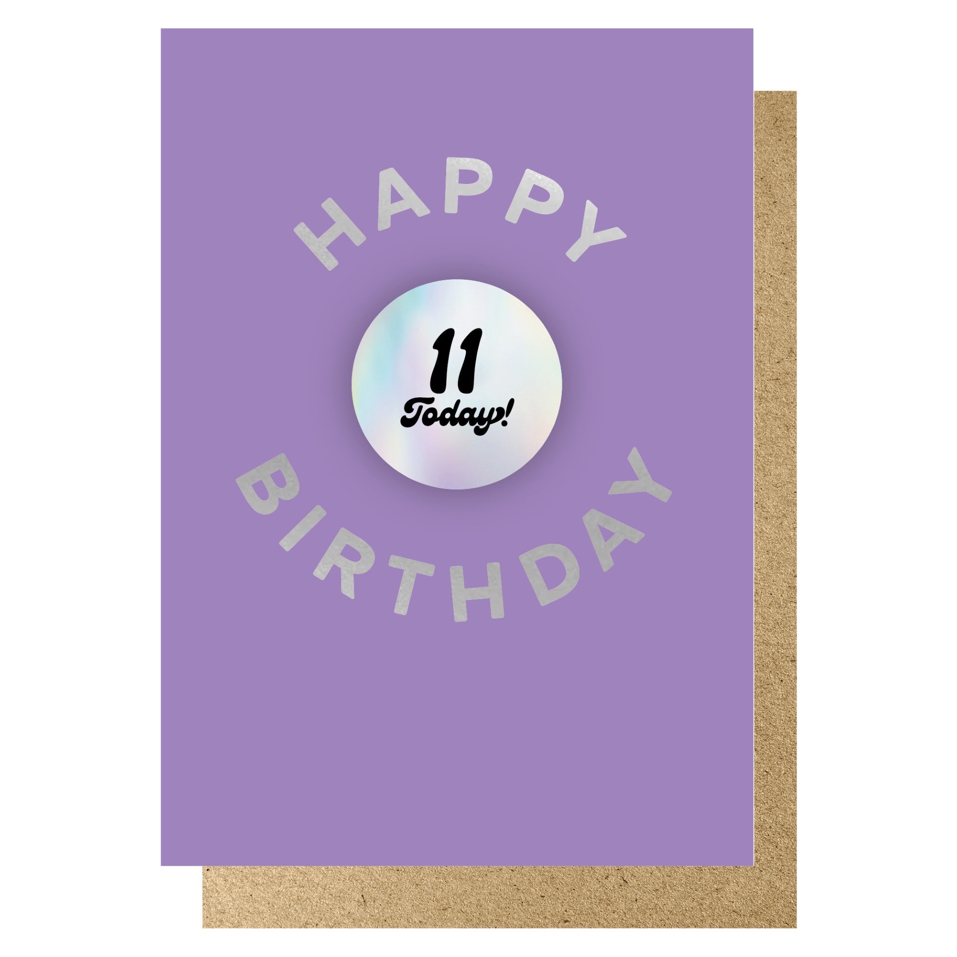 AGE 11 BADGE CARD | CARD BY LUCKY INK - OTHERLETTERS