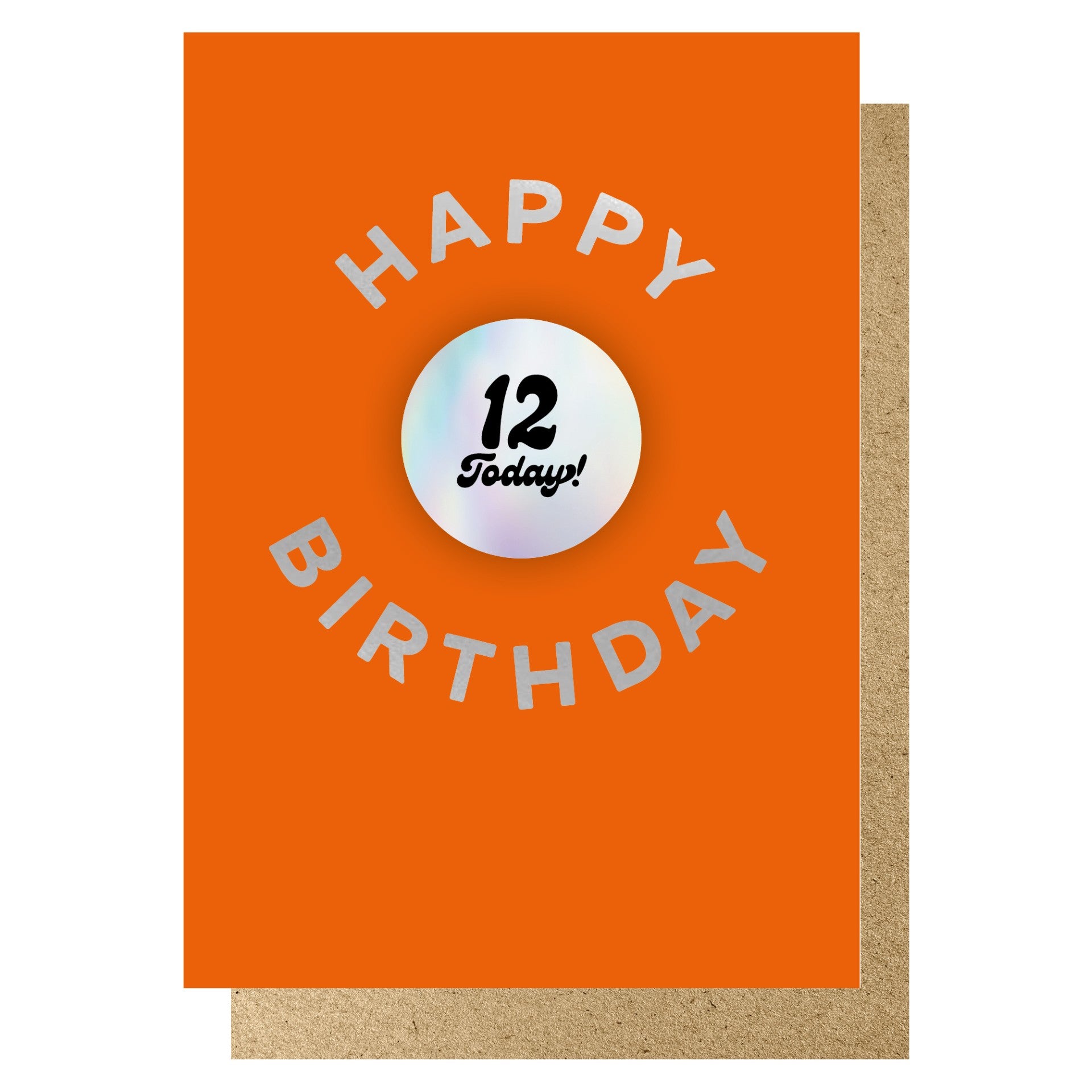 AGE 12 BADGE CARD | CARD BY LUCKY INK - OTHERLETTERS