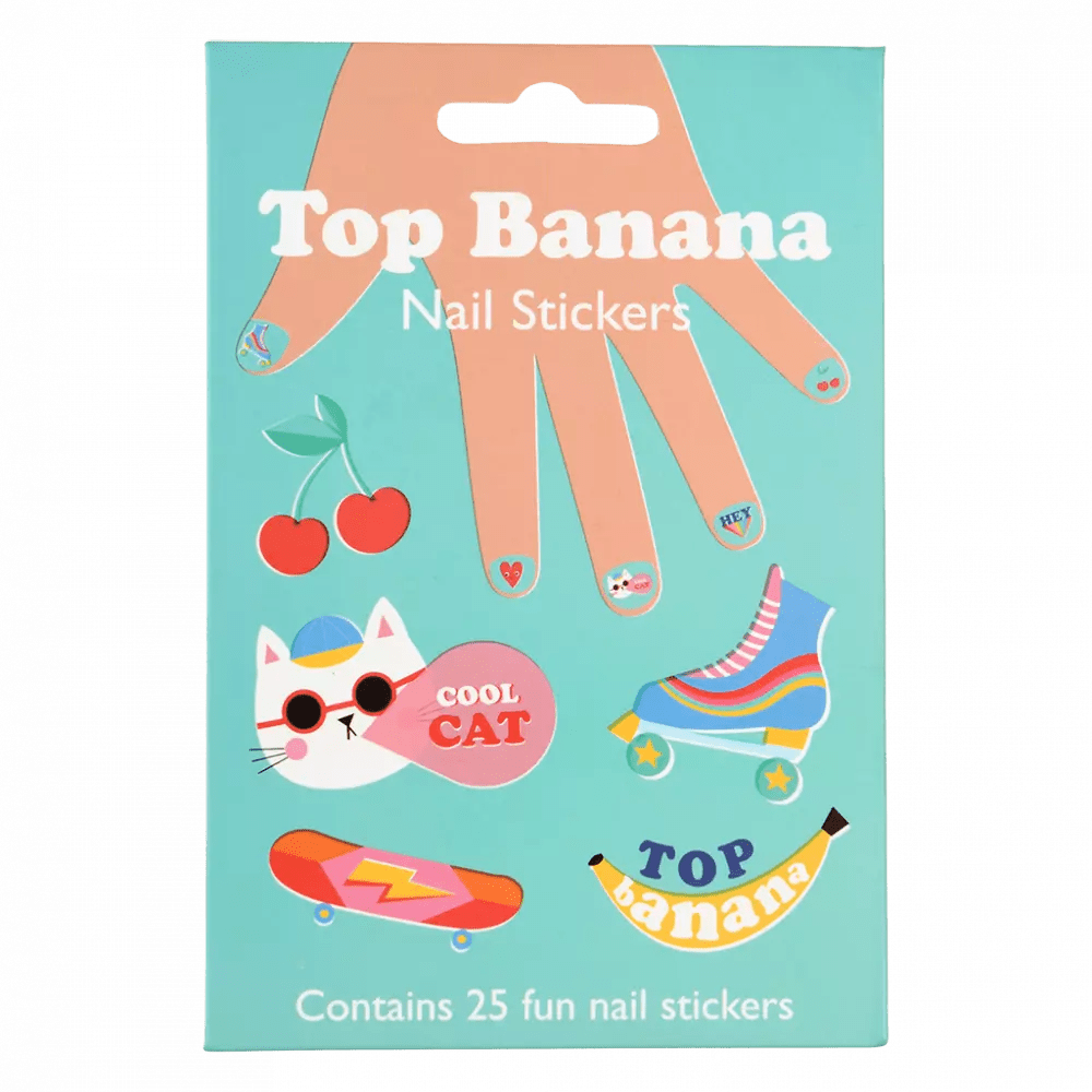 TOP BANANA NAIL STICKERS - OTHERLETTERS