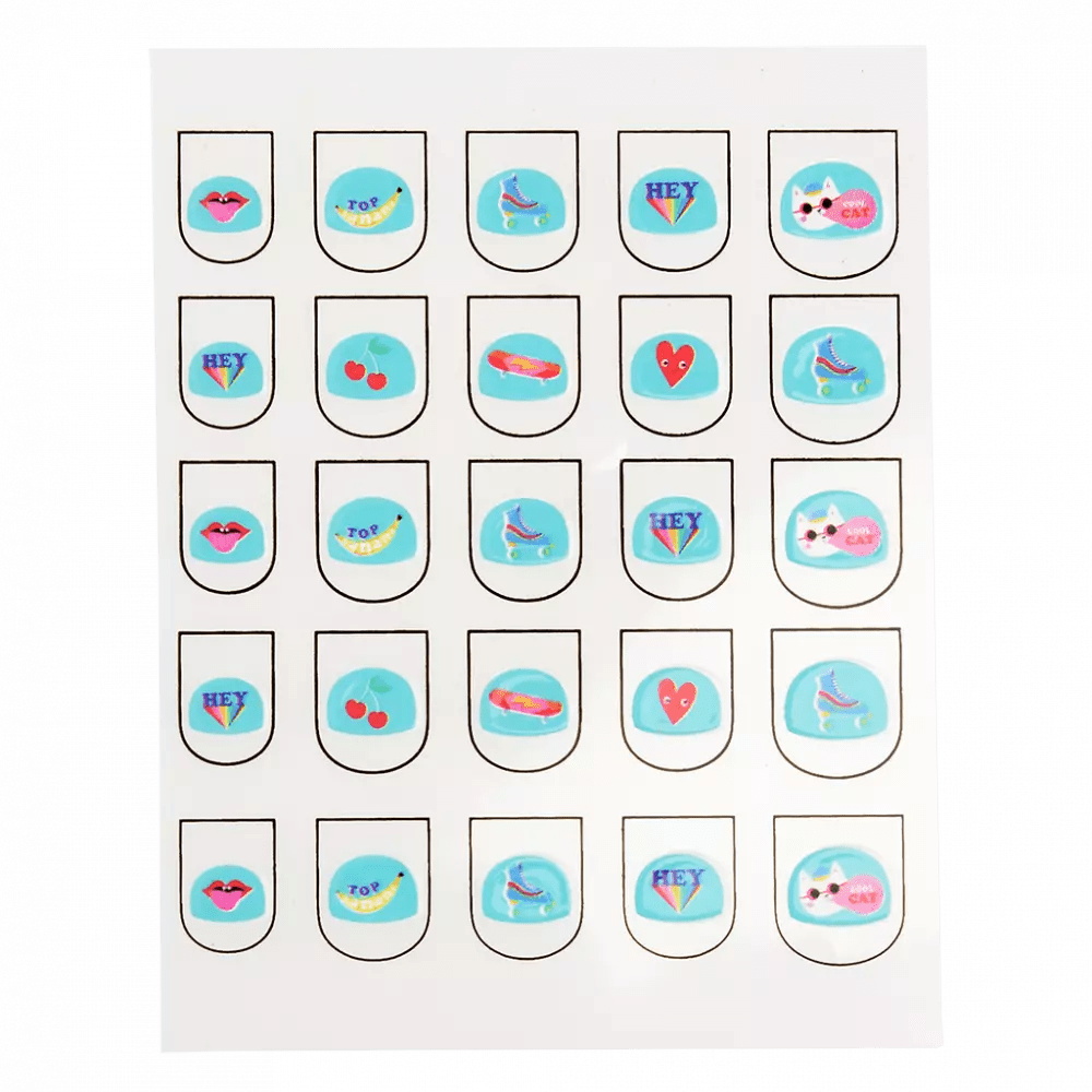 TOP BANANA NAIL STICKERS - OTHERLETTERS