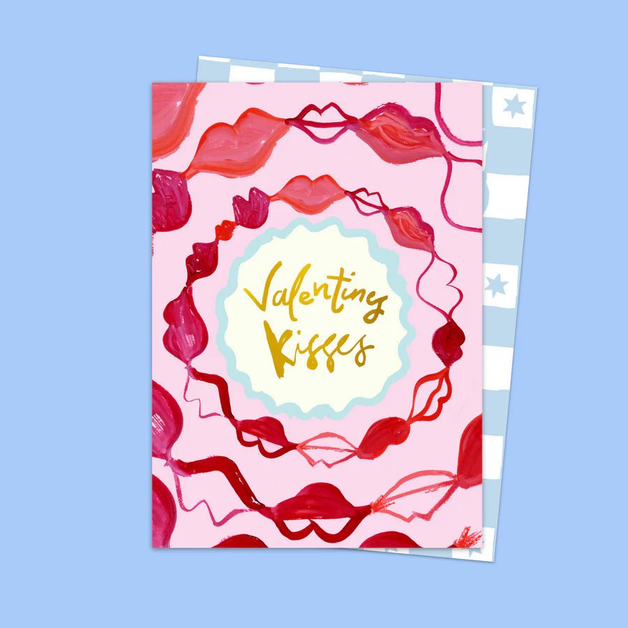 VALENTINES KISSES | CARD BY ELEANOR BOWMER - OTHERLETTERS