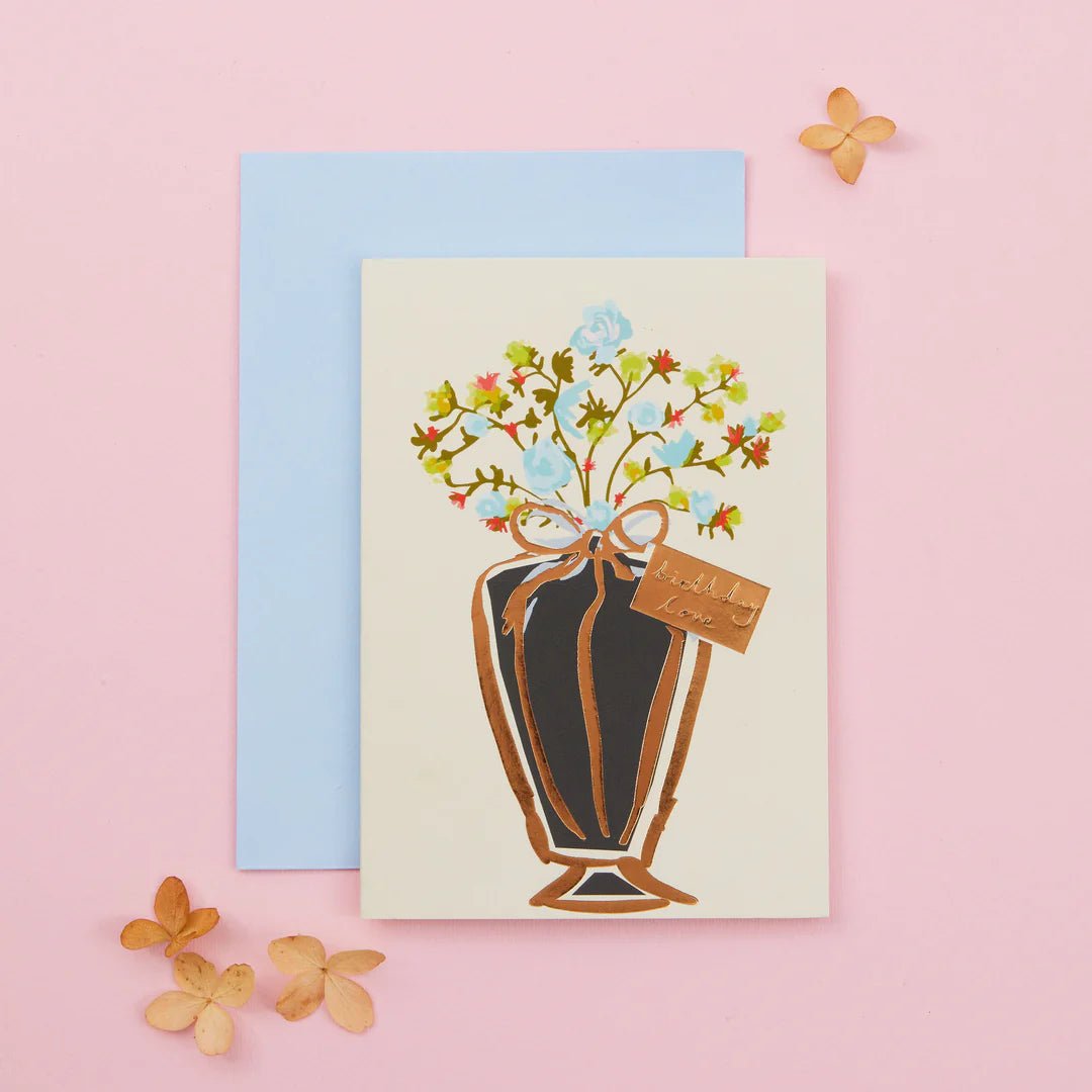 VASE OF BIRTHDAY LOVE | CARD BY TYPE AND STORY - OTHERLETTERS