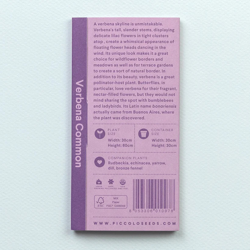 VERBENA COMMON SEEDS - OTHERLETTERS