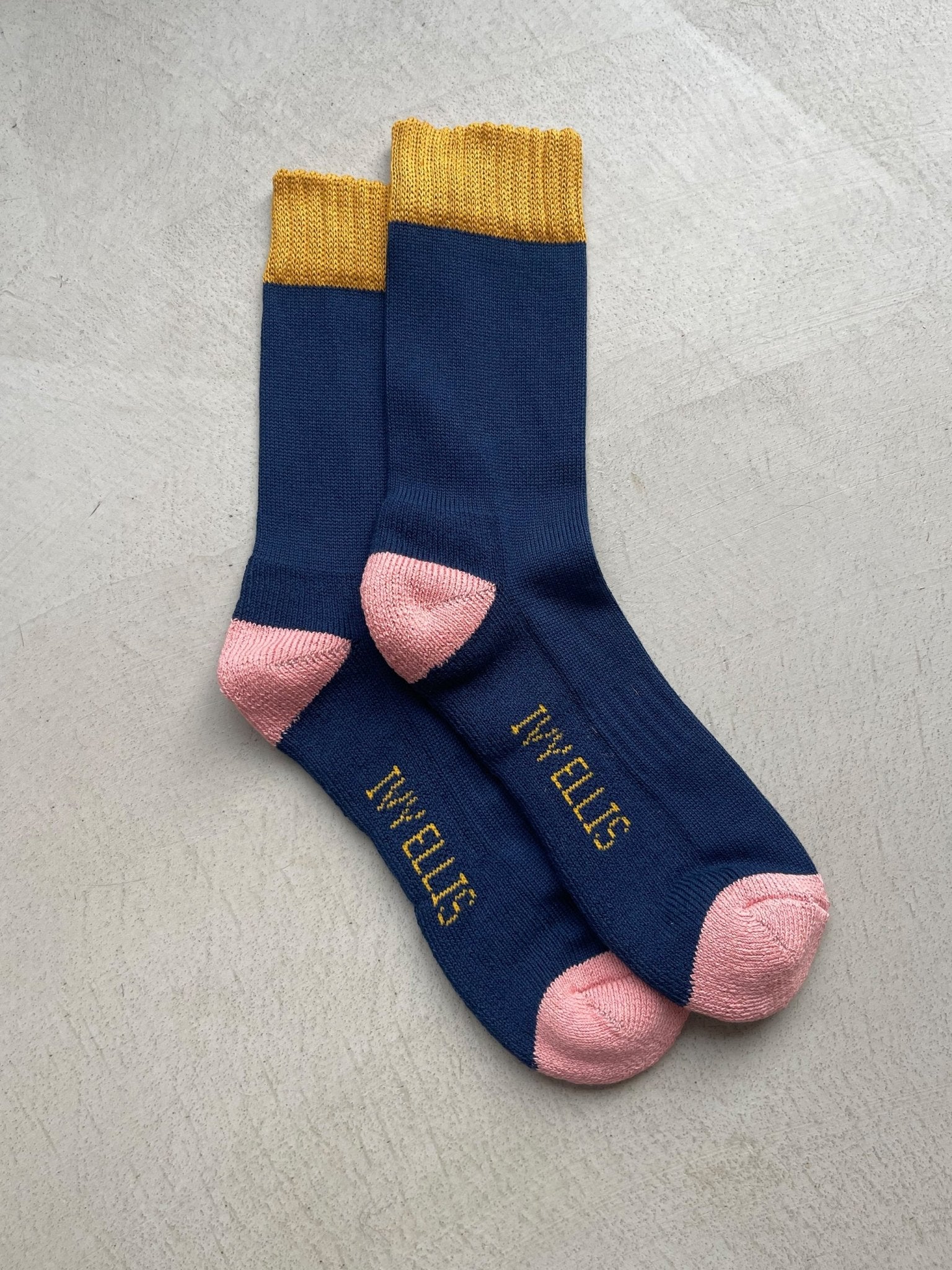 THE WALLACE MENS CREW LENGTH SOCKS BY IVY ELLIS - OTHERLETTERS