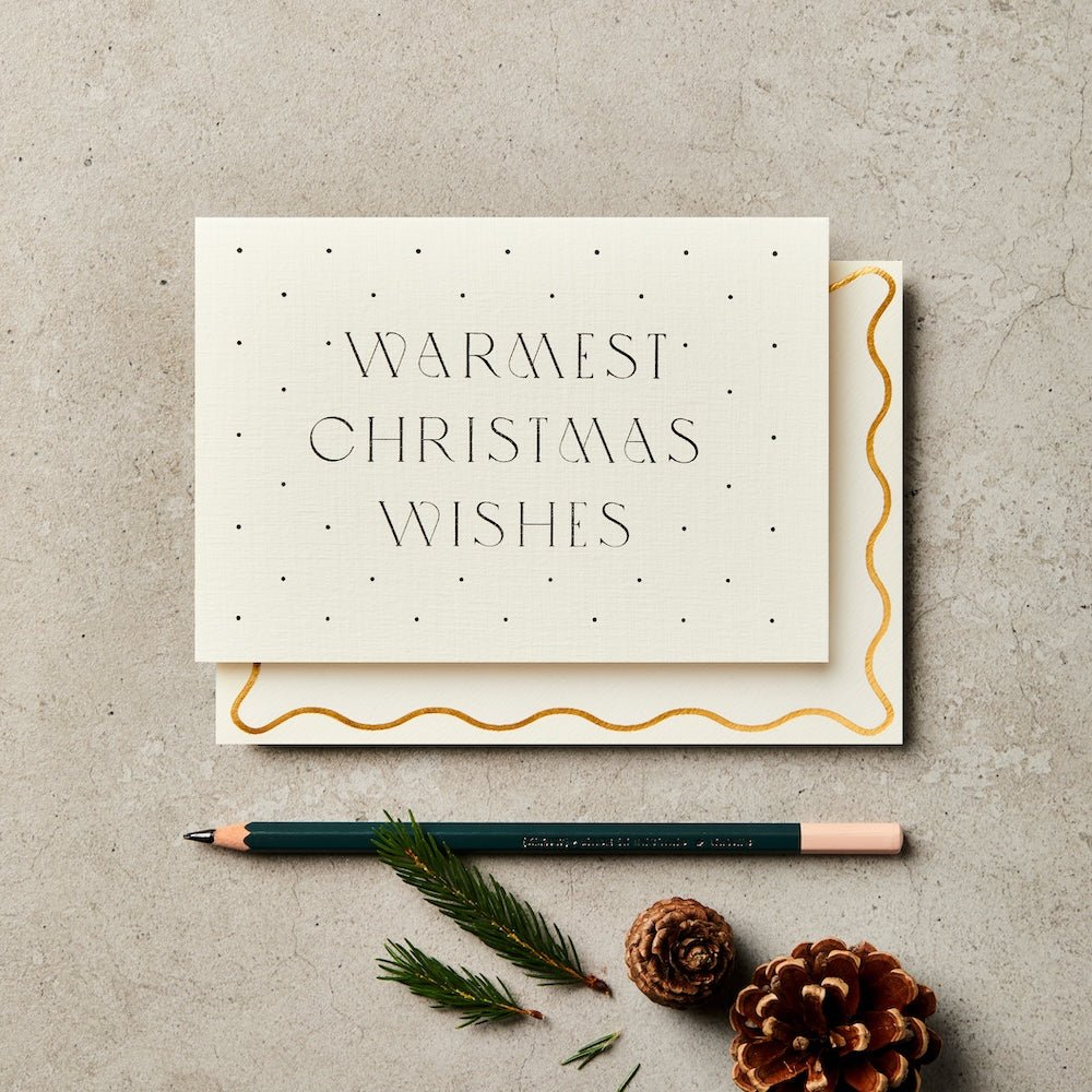 WARMEST CHRISTMAS WISHES | CARD BY KATIE LEAMON - OTHERLETTERS