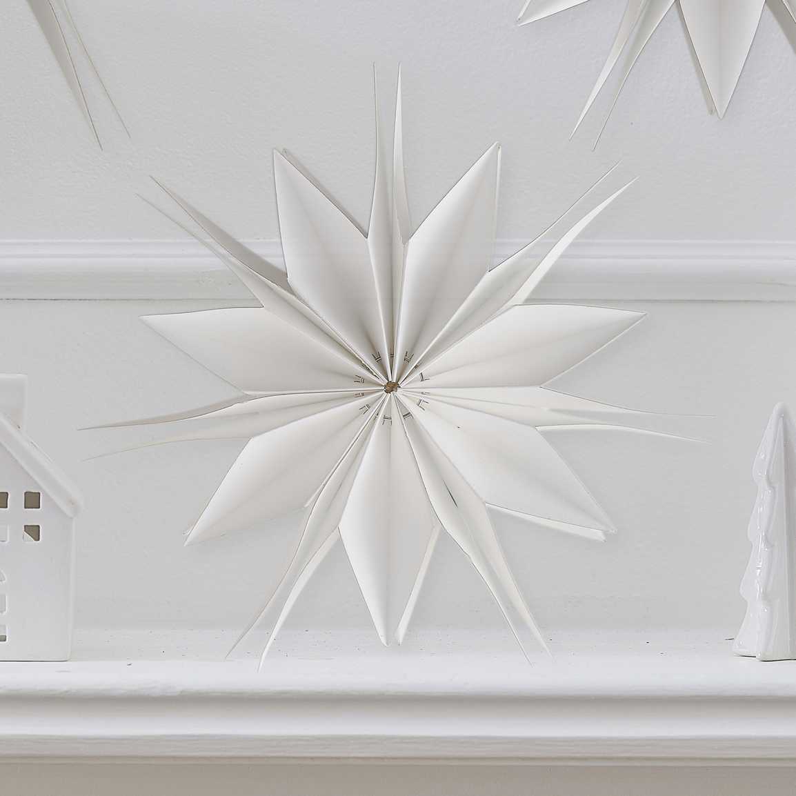 HANGING PAPER STAR DECORATIONS | SET OF 3