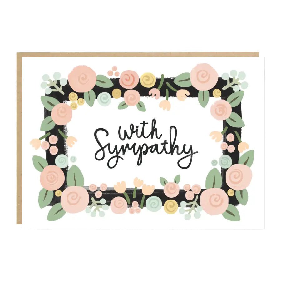 WITH SYMPATHY | CARD BY JADE FISHER - OTHERLETTERS