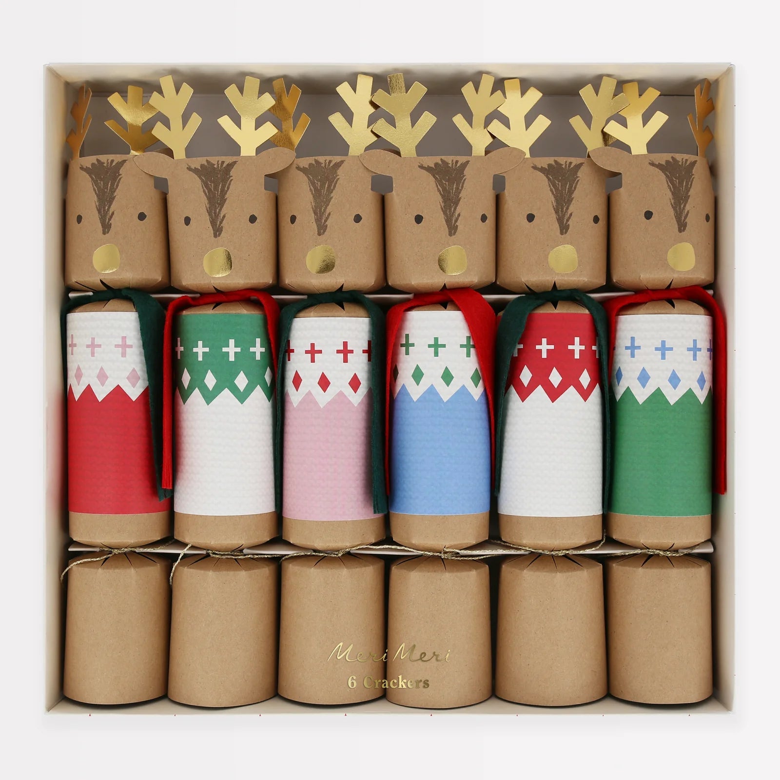 WOODLAND JUMPER REINDEER CRACKERS - OTHERLETTERS