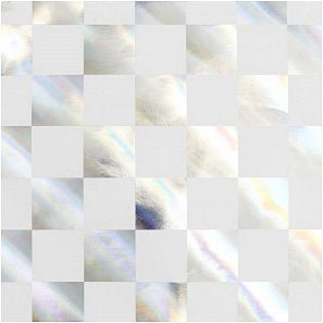 WRAPPING PAPER CHESSBOARD | WHITE & SILVER - OTHERLETTERS