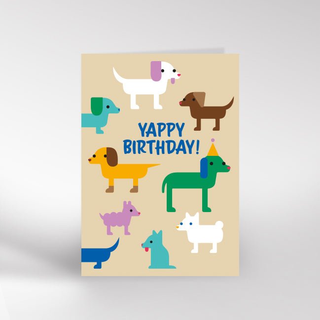 YAPPY BIRTHDAY | CARD BY DICKY BIRD - OTHERLETTERS