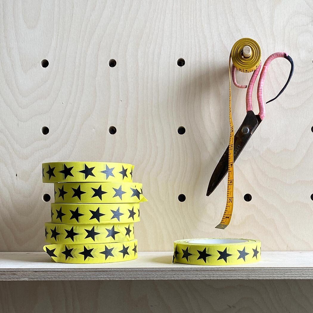 YELLOW STAR ADHESIVE PAPER TAPE - OTHERLETTERS