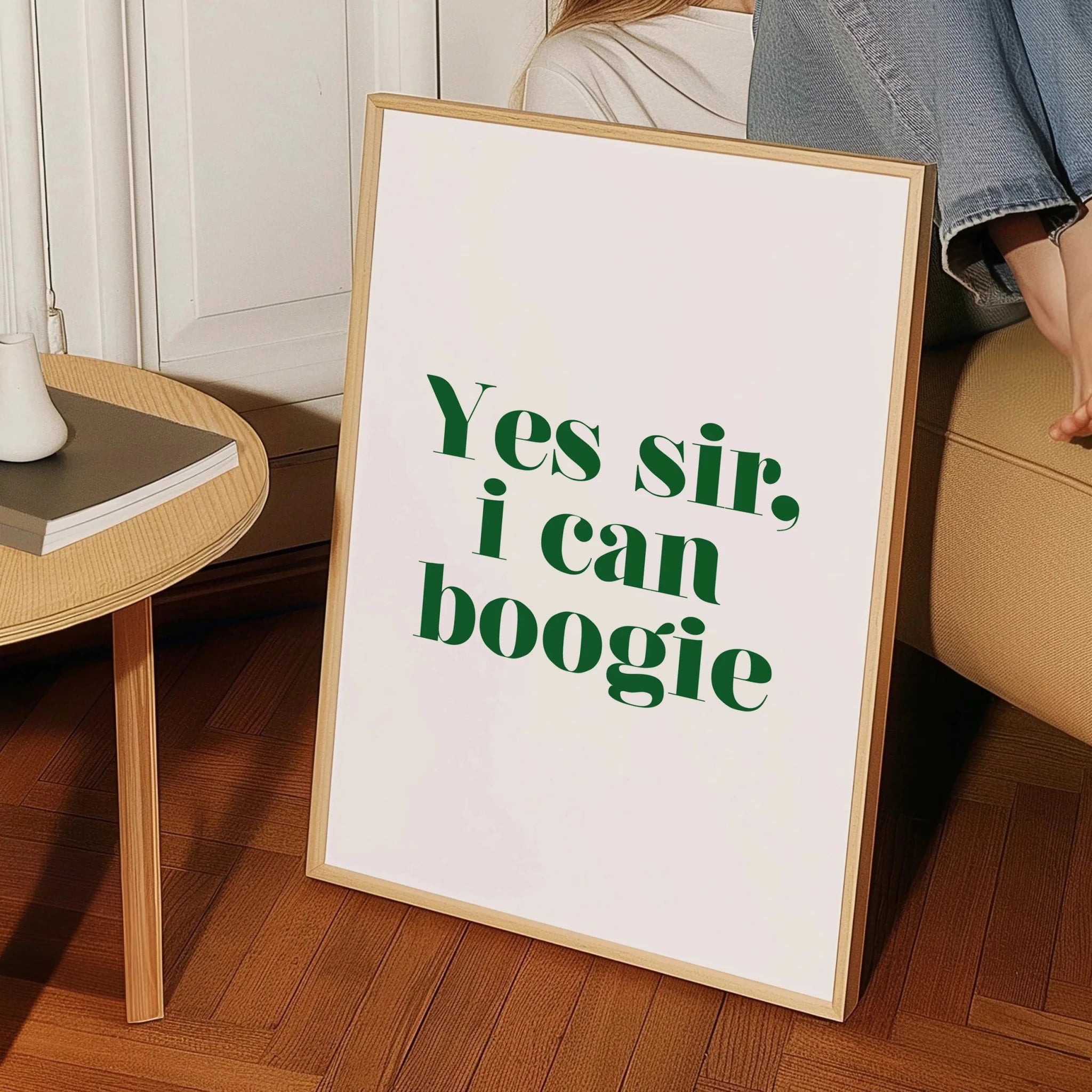 YES SIR I CAN BOOGIE A4 PRINT | FANCLUB PRINTS - OTHERLETTERS