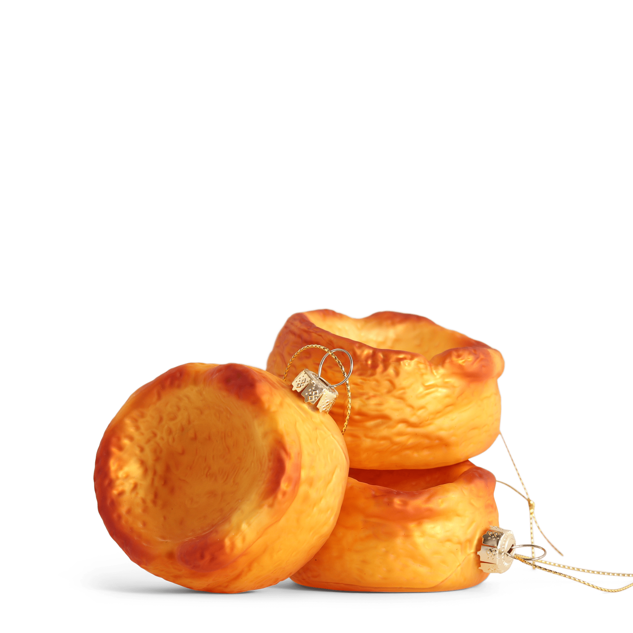 YORKSHIRE PUDDING GLASS TREE DECORATION - OTHERLETTERS