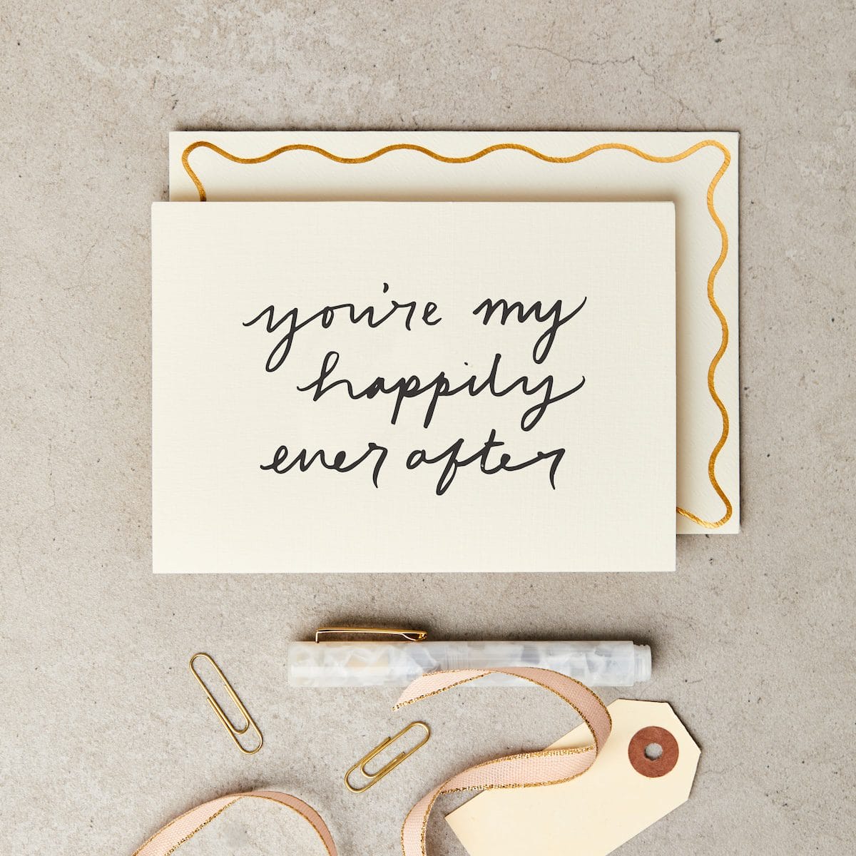 YOU'RE MY HAPPILY EVER AFTER | CARD BY KATIE LEAMON - OTHERLETTERS