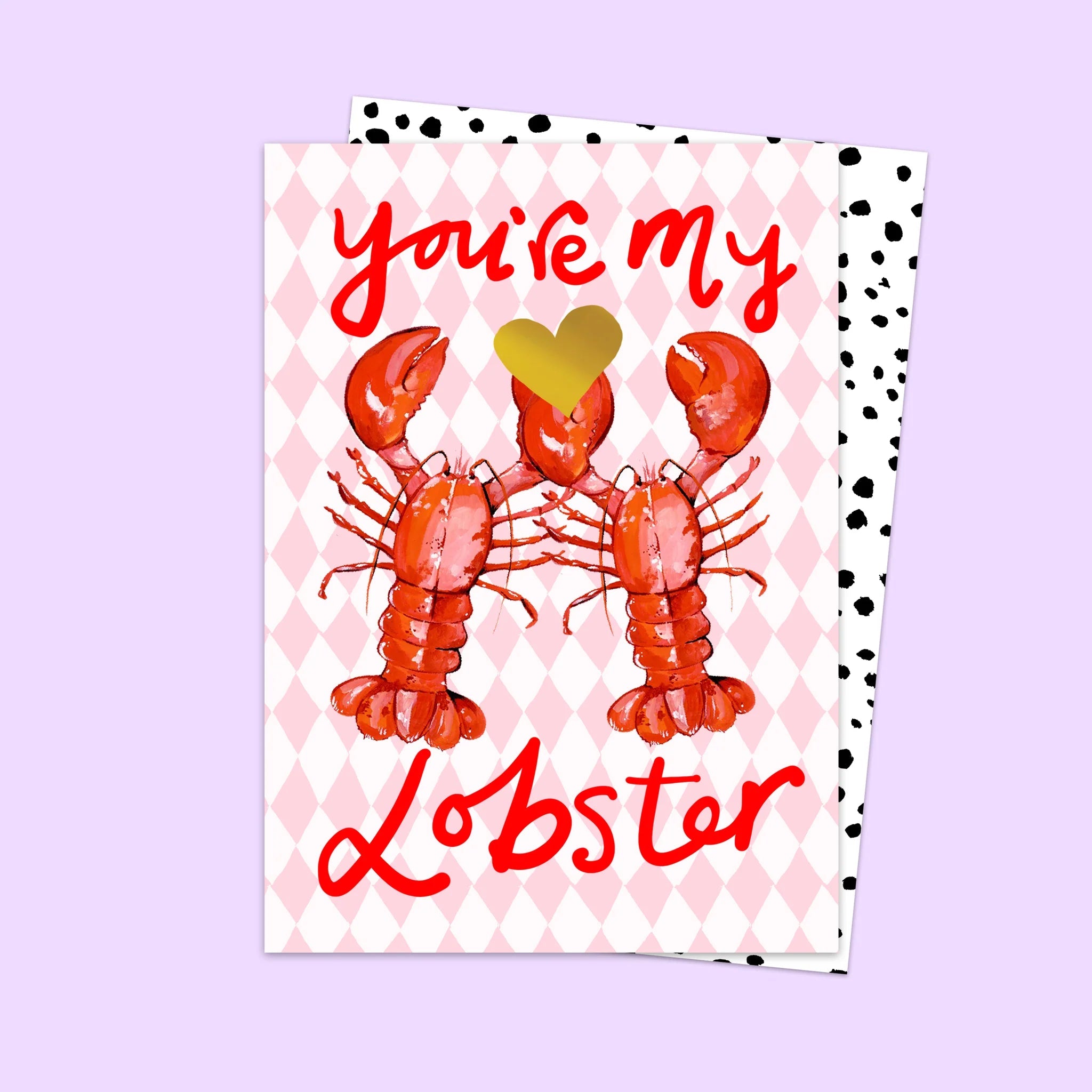 YOU'RE MY LOBSTER | CARD BY ELEANOR BOWMER - OTHERLETTERS