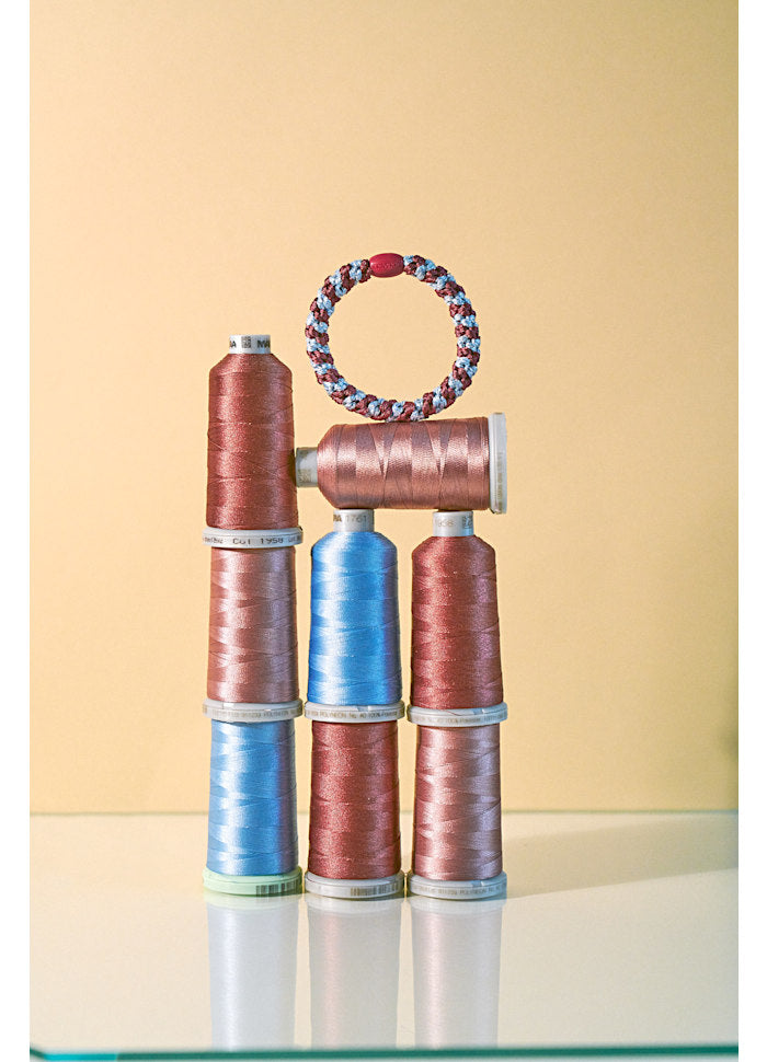 KKNEKKI HAIRBAND | ROSEWOOD SEA BLUE GLITTER
