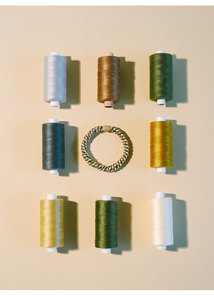 KKNEKKI HAIRBAND | MIX ARMY YELLOW