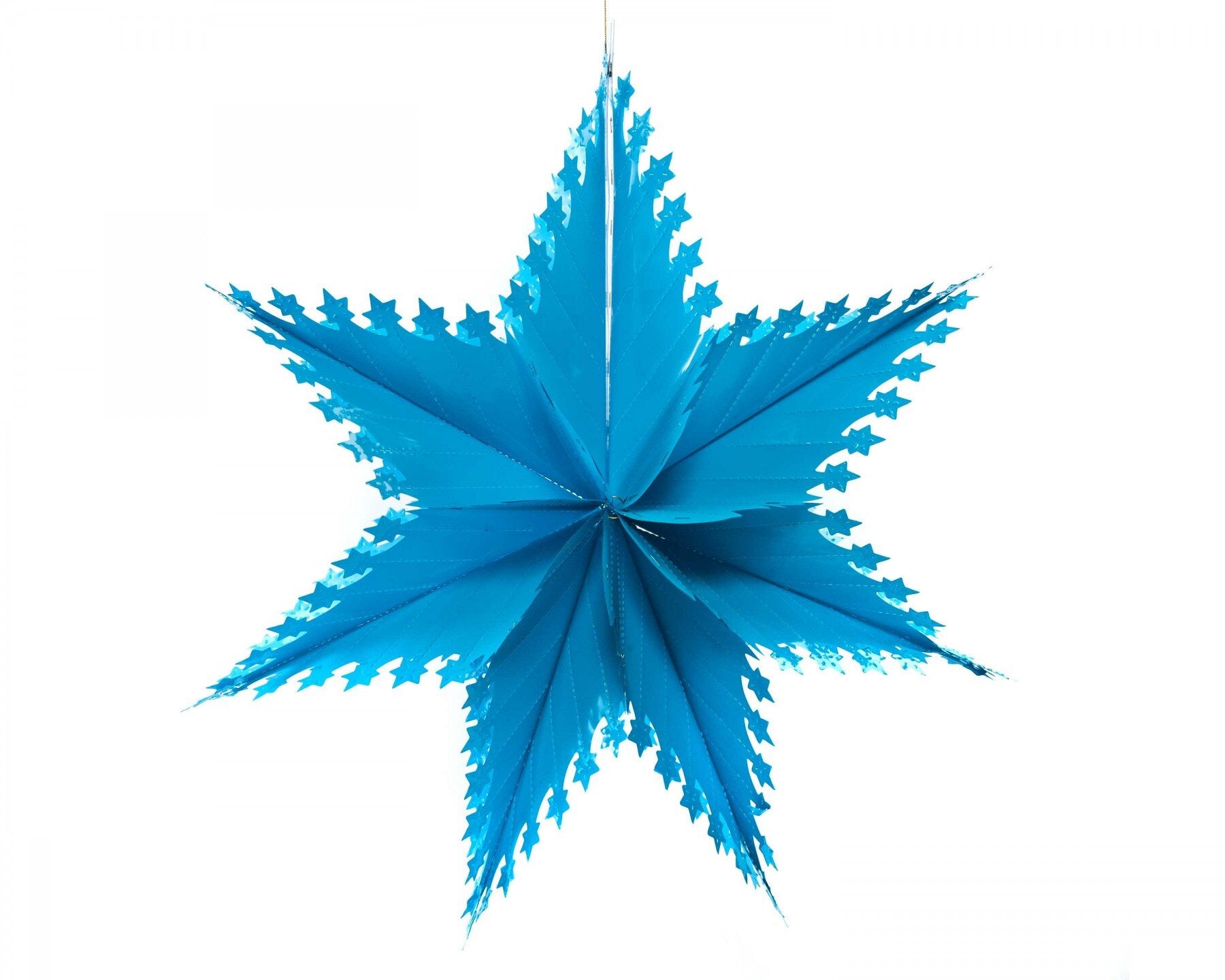 RECYCLED PLASTIC BLUE STARRY STAR