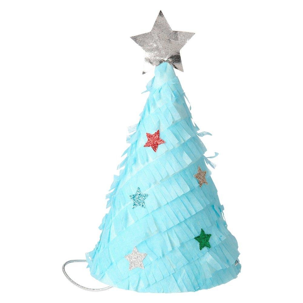 Close-up of the fringed party hat texture