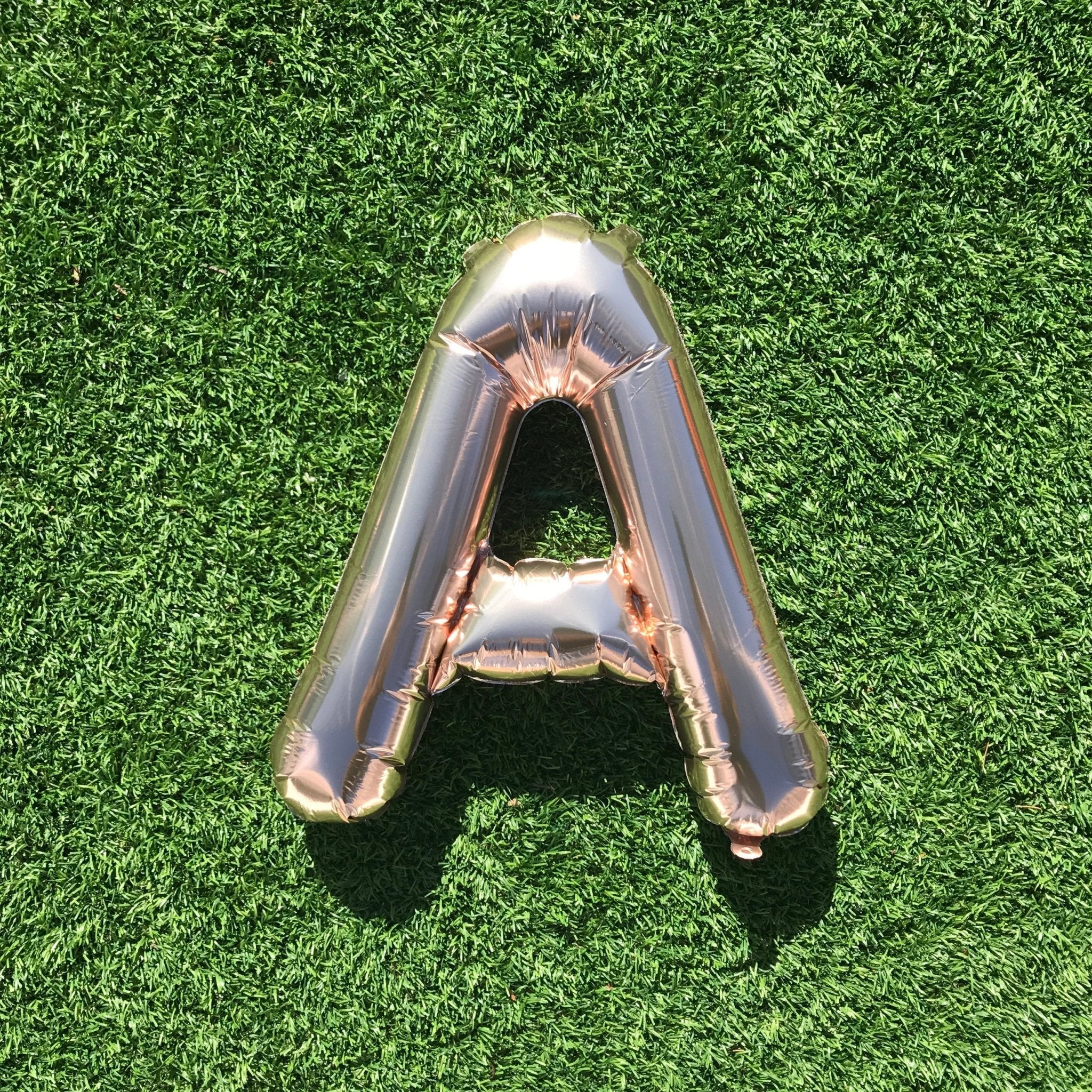 16" FOIL LETTER/NUMBER BALLOONS | ROSE GOLD - OTHERLETTERS