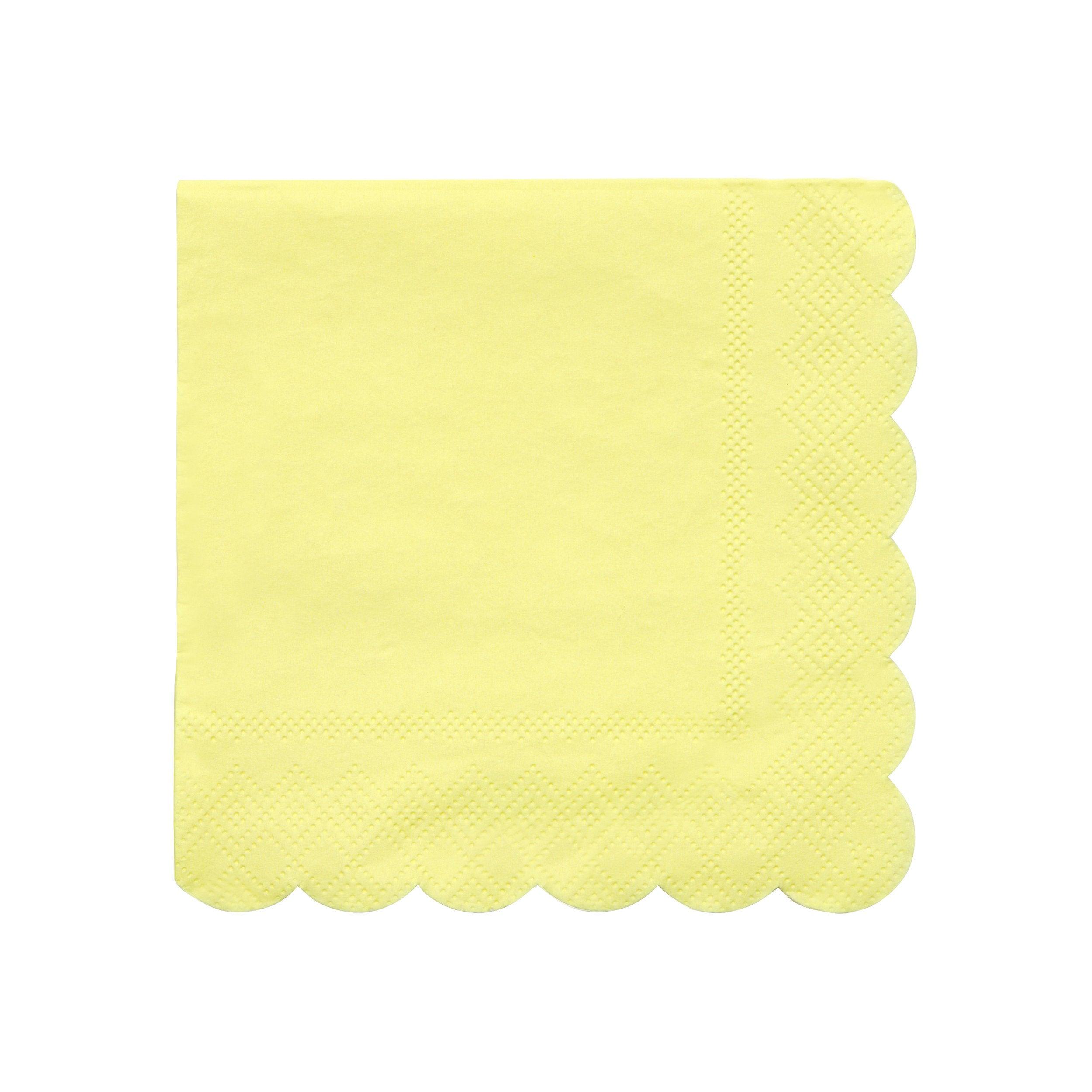 PALE YELLOW | SMALL NAPKINS