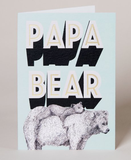 PAPA BEAR | CARD BY MAX MADE ME
