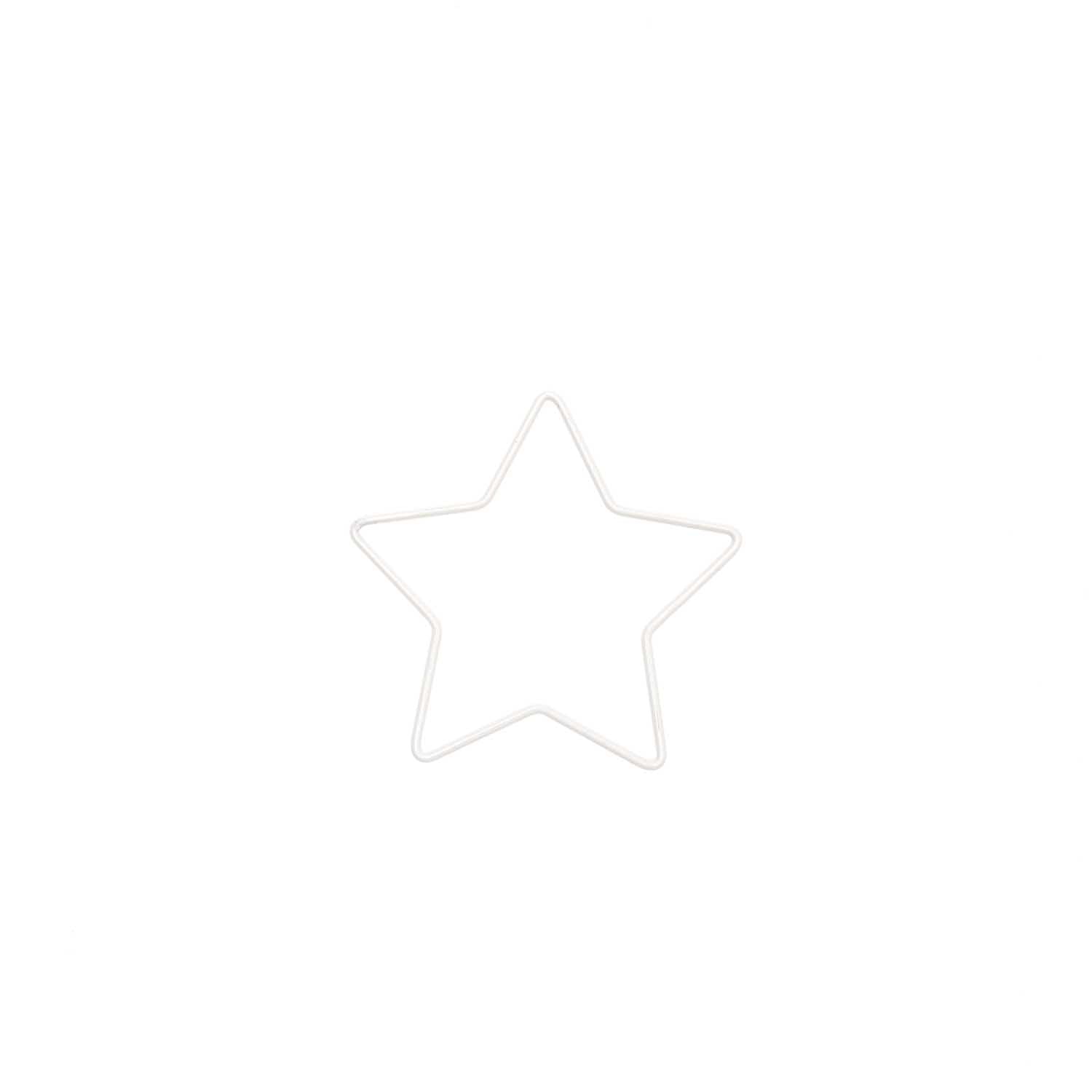 WHITE METAL STAR | SMALL