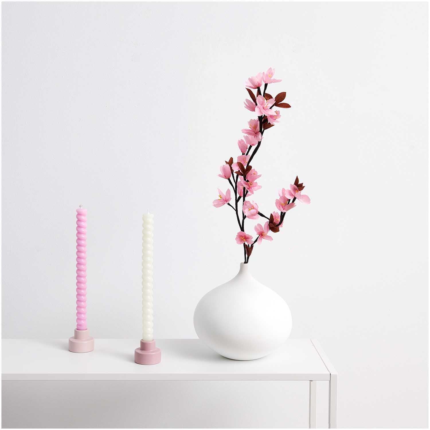 SPIRAL CANDLE | OFF WHITE