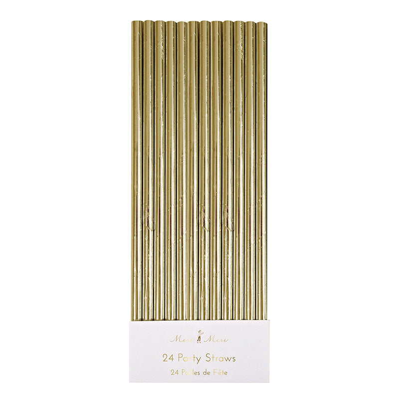 GOLD FOIL | PAPER STRAWS