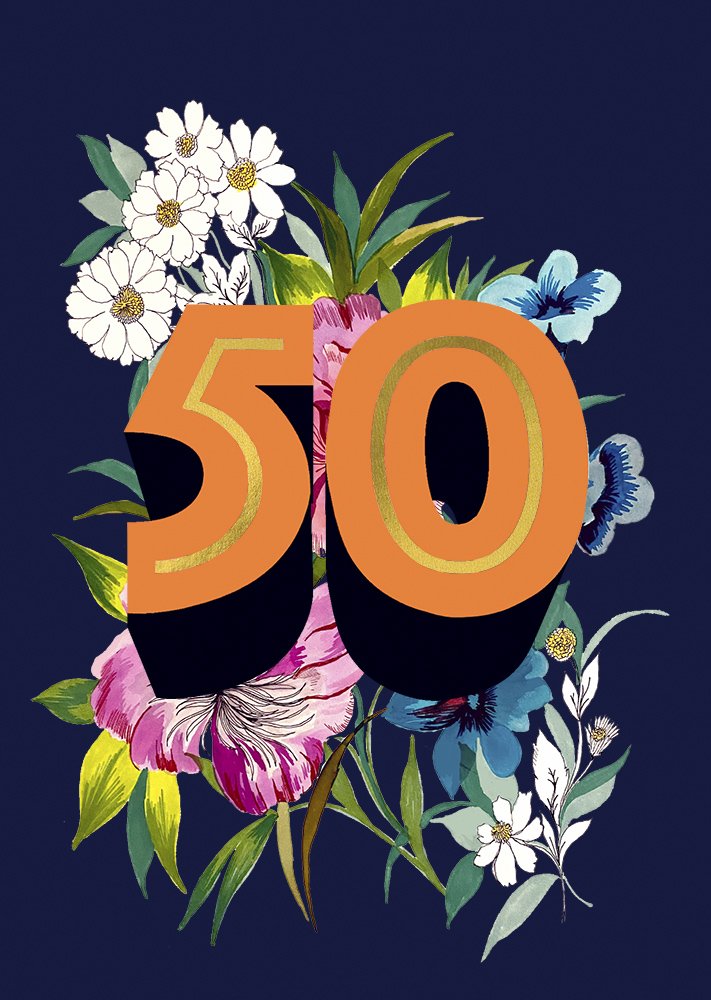 50 FLORAL | CARD BY MAX MADE ME