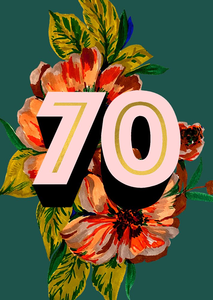 70 FLORAL | CARD BY MAX MADE ME