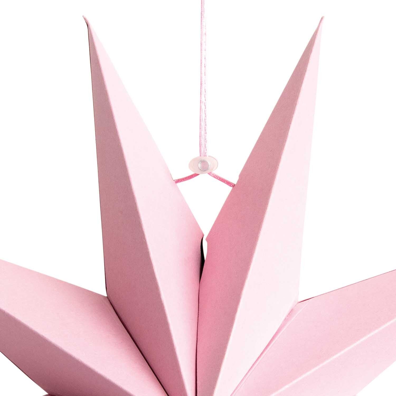 9 POINT PAPER STAR | PALE PINK SMALL - OTHERLETTERS