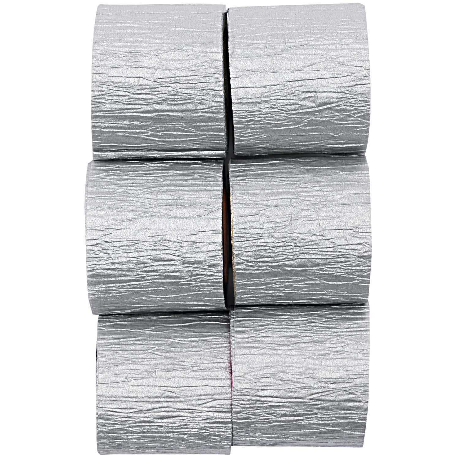 CREPE STREAMERS | SILVER