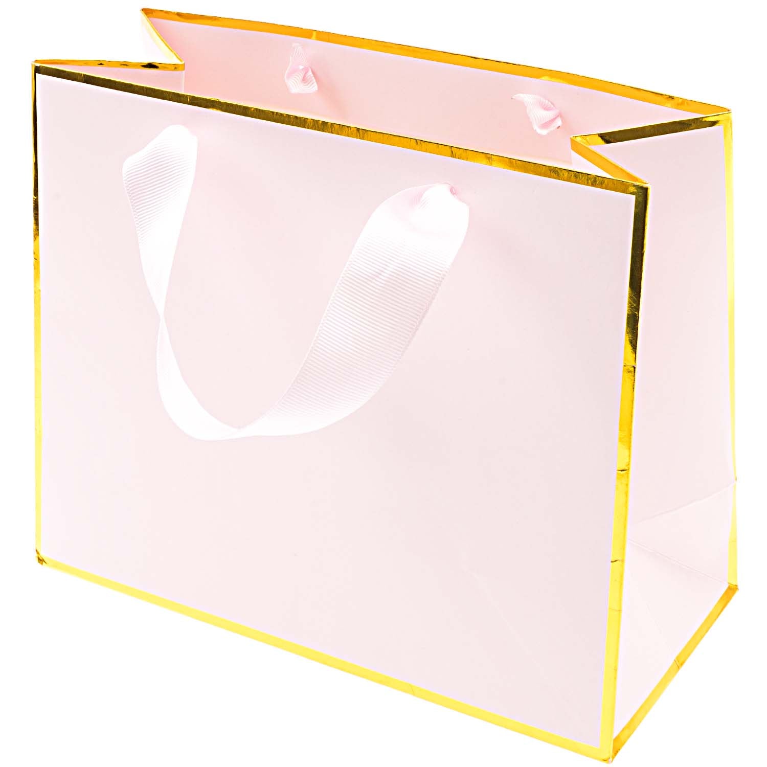 PINK & GOLD GIFT BAG  22x18cm