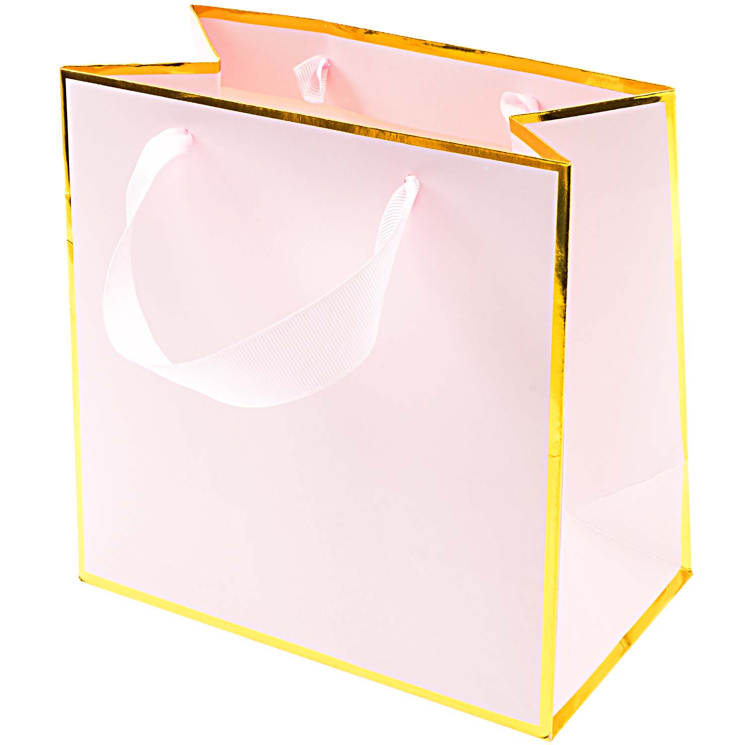 PINK & GOLD GIFT BAG 18cm x 18cm
