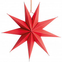 9 POINT PAPER STAR | RED SMALL